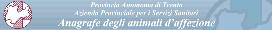 Provincia Autonoma di Trento - Anagrafe Canina